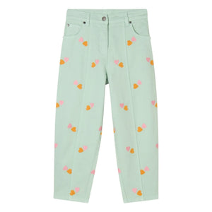 Stella McCartney Kids - Jeans aus Bio-Baumwolle mit Herzmuster | Green water