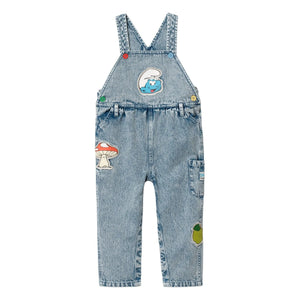 Goldie + Ace - Goldie + Ace x Schtroumpfs Denim Overalls | Blue