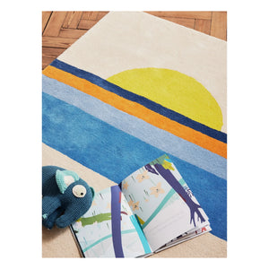 Bleuu-studio - Alfombra Sunset | Azul