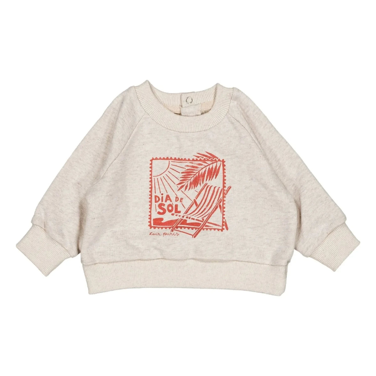 Loir - Sweat Dia Del Sol Chiné | Ecru