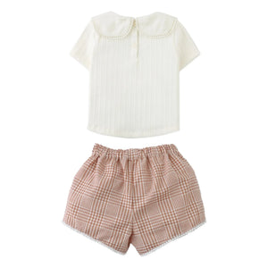 Gingersnaps - Jurin Üst ve Şort Takımı | Ecru