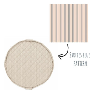 Play and Go - Noomad small kids' backpack / mat - Stripes | Blue