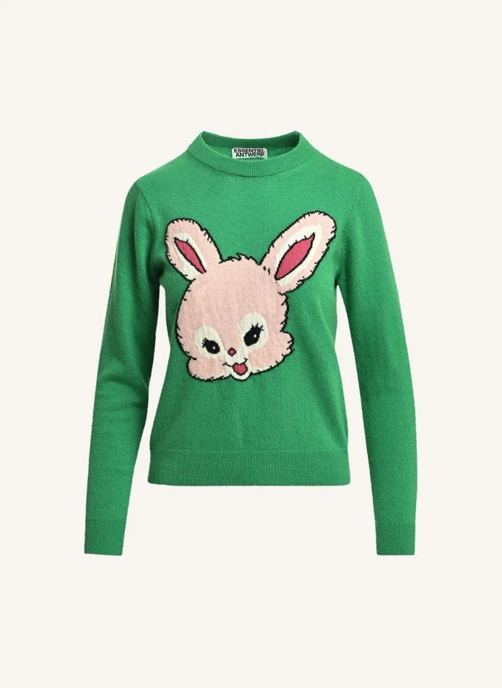 Essentiel Antwerp - Kapital Jakarlı Pullover | Grün
