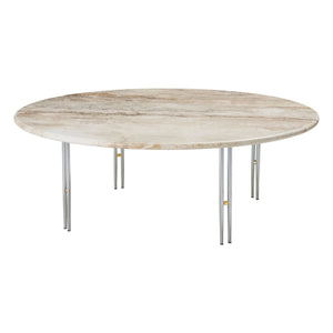 Gubi - IOI sehpa, krom taban D100 cm, GamFratesi | Krom