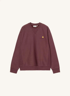 Carhartt WIP - Felpa American Script | Bordeaux