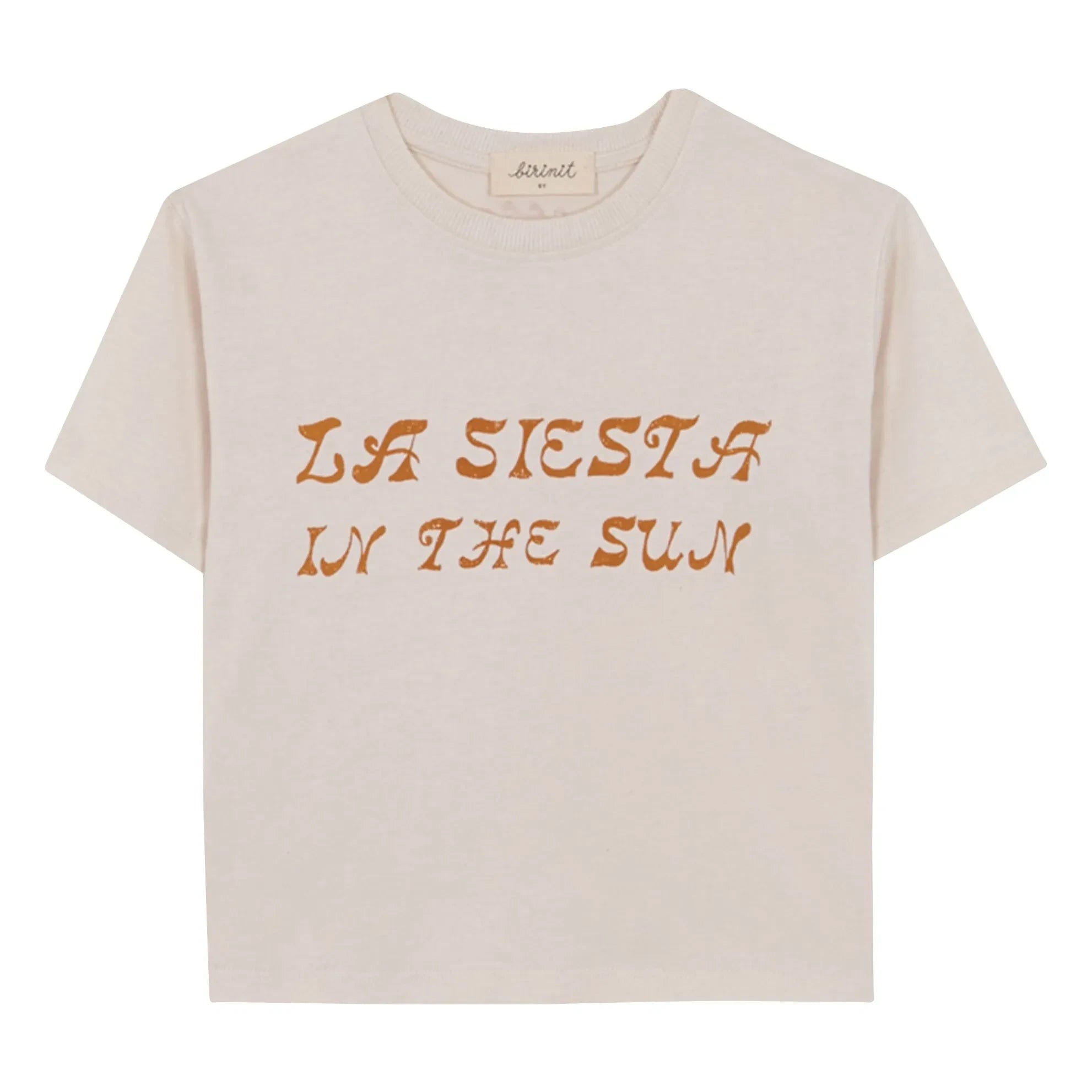 birinit - La Siesta organik pamuk T-shirt | Fildişi