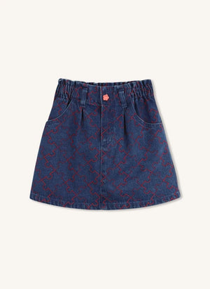 Kenzo - Gonna in denim elasticizzata | Mavi
