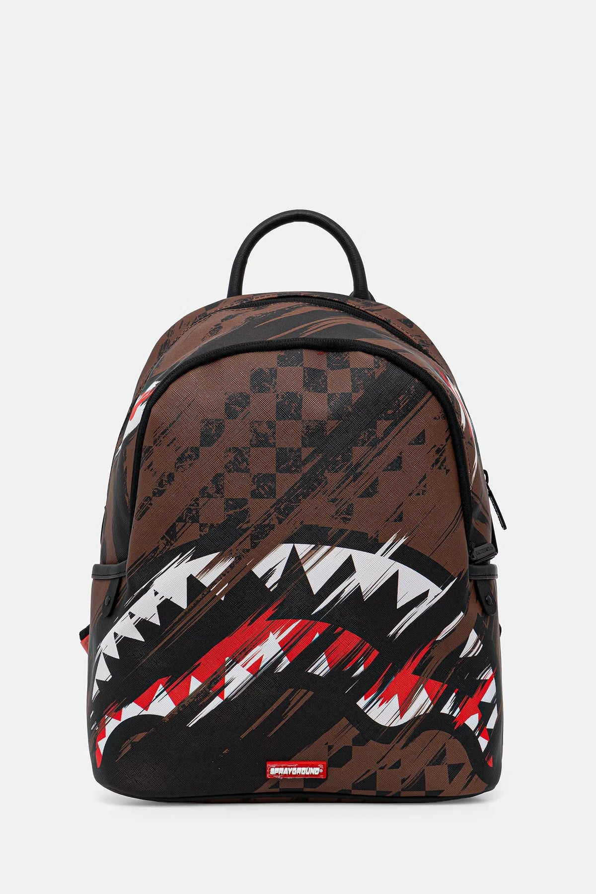 Sprayground - भूरा सिंथेटिक लेदर सिटी बैकपैक 910B8964NSZ
