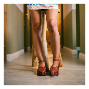 Mapache - Carmen Sandale | Tabacco