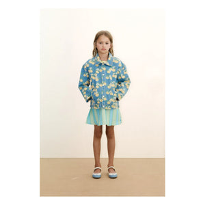 Tinycottons - Turuncu Denim Ceket | Mavi