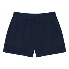 FUB - Pantalones cortos de punto de algodón orgánico | Azul marino