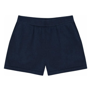 FUB - Pantalones cortos de punto de algodón orgánico | Azul marino