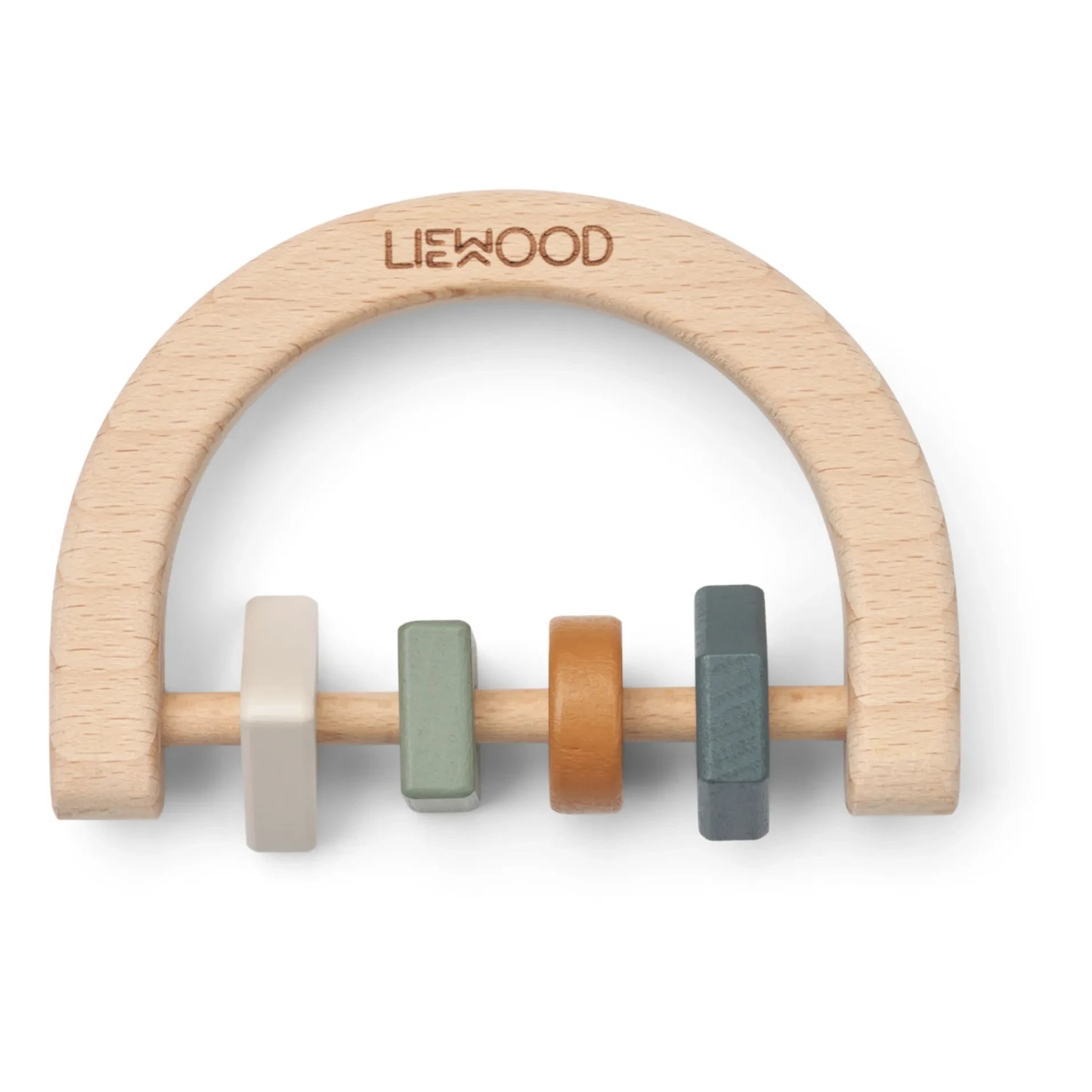 Liewood - Mordedor de anillo Bryn | Verde fauna multi mix