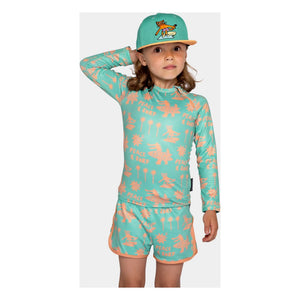 Beach & Bandits - Yaguah Catback UV-Schutz T-Shirt Recycelte Fasern | Grün