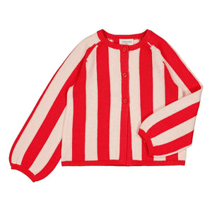 Louis Louise - Striped Gulsah Cardigan | Red