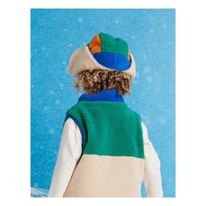 Halcyon Nights - estilo Chapka Sherpa | azul real