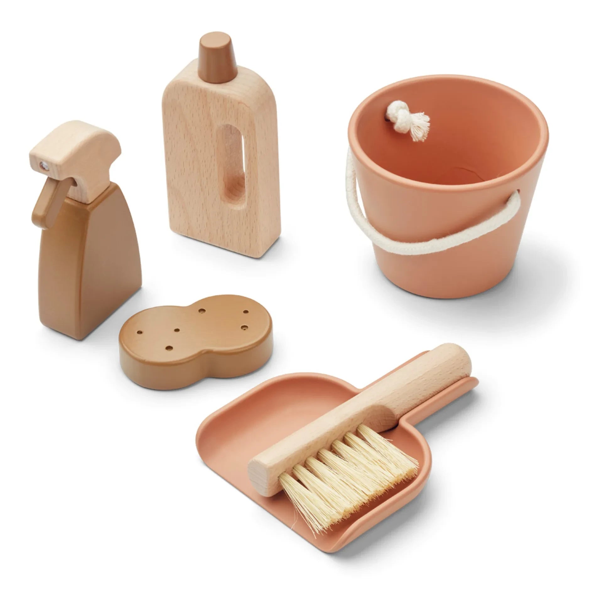Liewood - Kimbie Wooden Cleaning Set | Pink