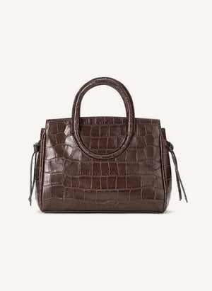 Staud - Maude Mini Carryall Çanta | Koyu Kahverengi