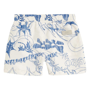 OAS – Romantische Badeshorts | Blau