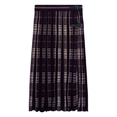 Bompard - تنورة كيلت صوفية بطيات بنقشة كاروهات | Garnet
