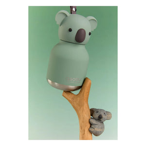 Asobu - Mini botella de acero inoxidable Koala | Gris
