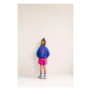 Jenest - Baloon Etoile organik pamuklu sweatshirt | Kobalt