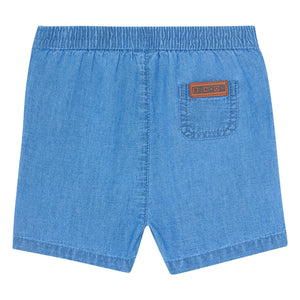 Bonton - Kısa Lyon Chambray | Kot mavisi