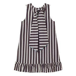 Dr Bloom - Cocomero Stripes Elbise | Aubergine