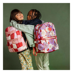 State Bags - Kane Two-Pocket Ruby Floral Backpack | Coral
