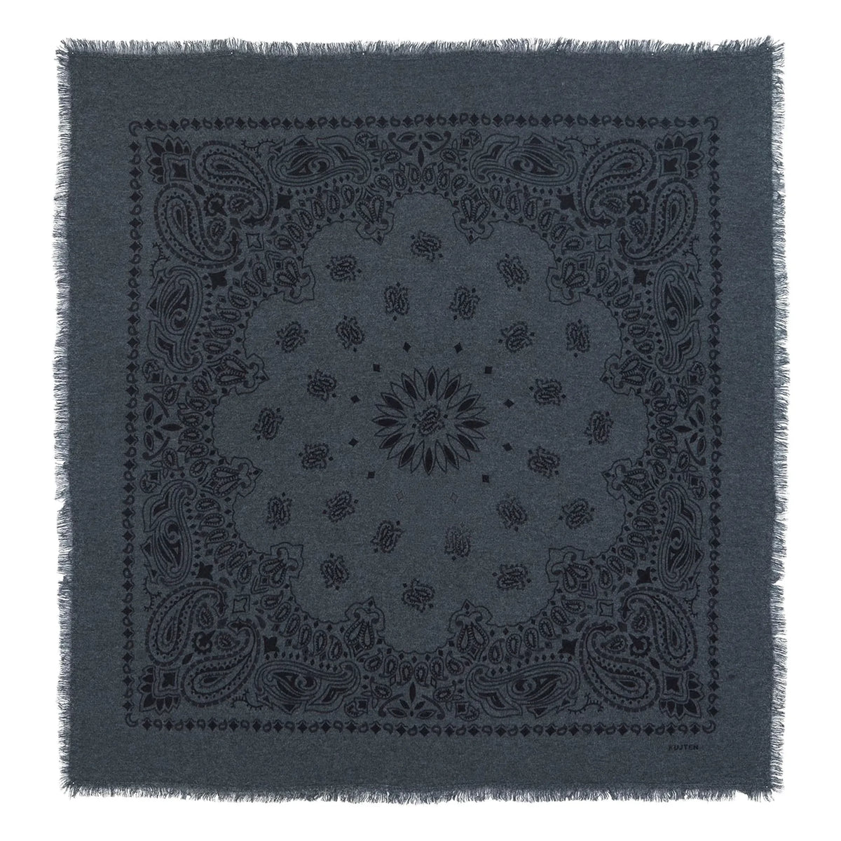 Kujten - Bandana Hachiko Bico Kaşmir | Kömür grisi