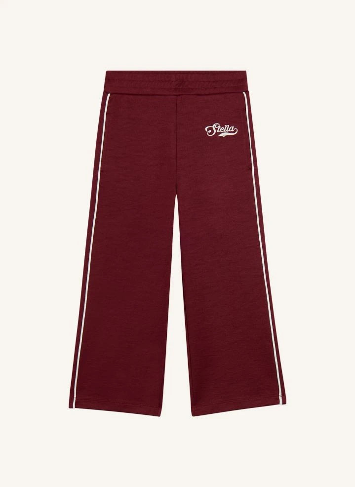 Stella McCartney Kids - Stella Ample Jogger | أحمر داكن