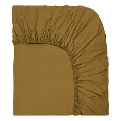 Suite 702 - Organic Percale Fitted Sheet | Khaki