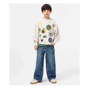 Sudadera bordada Molo | Crudo