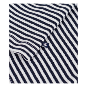Petit Bateau - Camiseta de tirantes acanalada a rayas | Azul marino