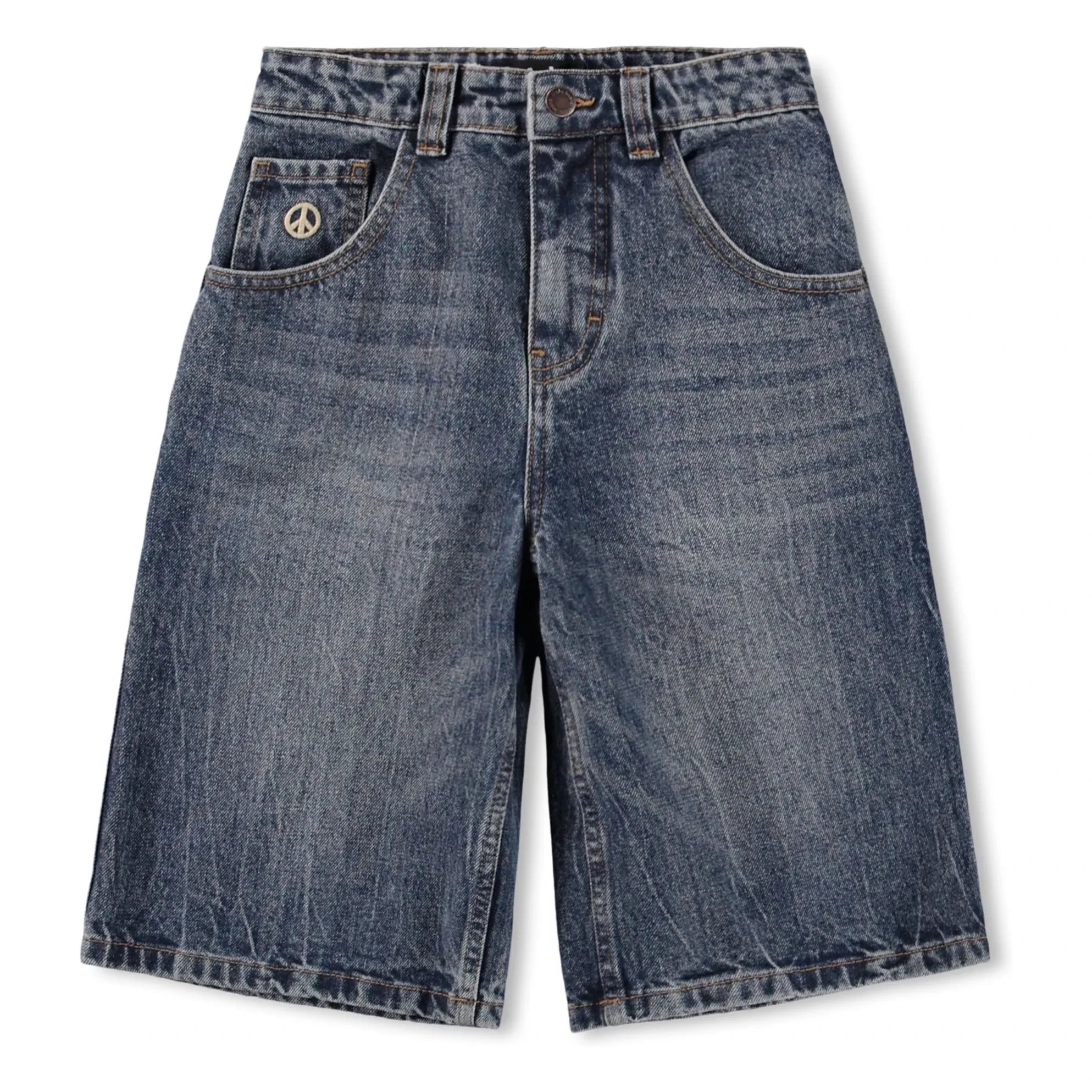Molo - Alphie Denim Bermuda Organik Pamuk | Mavi
