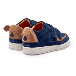 Donsje - Rinou Koala Suede Toothed Sneakers | Night Blue