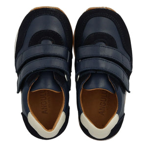 Angulus - Zapatillas deportivas de doble raya | Azul marino
