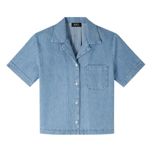 A.P.C. - Camisa Maeva de algodón orgánico | Azul claro