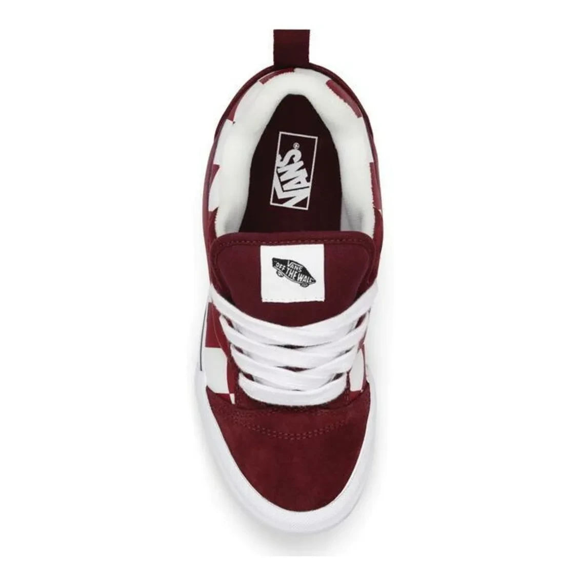 Vans - Knu Skool İki Tonlu Bağcıklı Spor Ayakkabı | Bordo