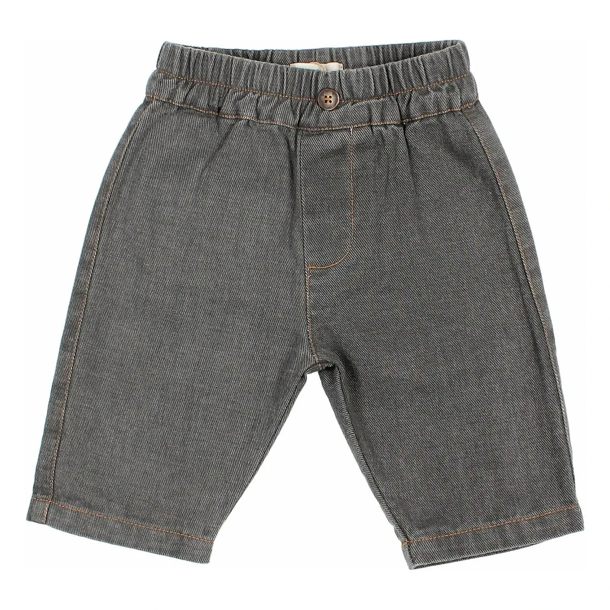Búho - Pantalones vaqueros de algodón orgánico para bebé | Gris vaquero