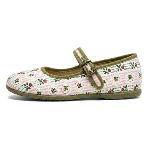 Hermosilla - Céleste Editions Aimable x Hermosilla Ballet Flats | Pommette Poplin