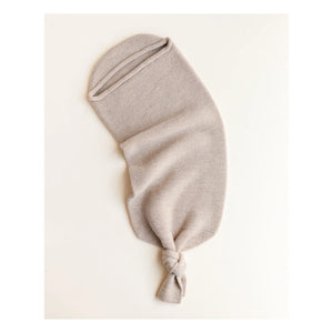Hvid - Knotted Merino Wool Baby Sleeping Bag | Beige