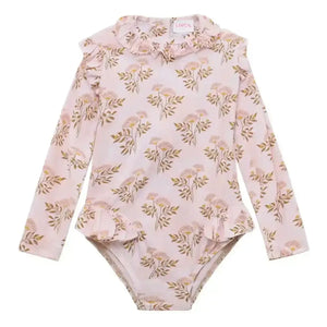 Lison Paris - Jasmine Fleuri UV Korumalı Mayo | Beyaz
