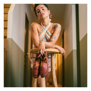 Mapache - Carmen Sandale | Tabacco