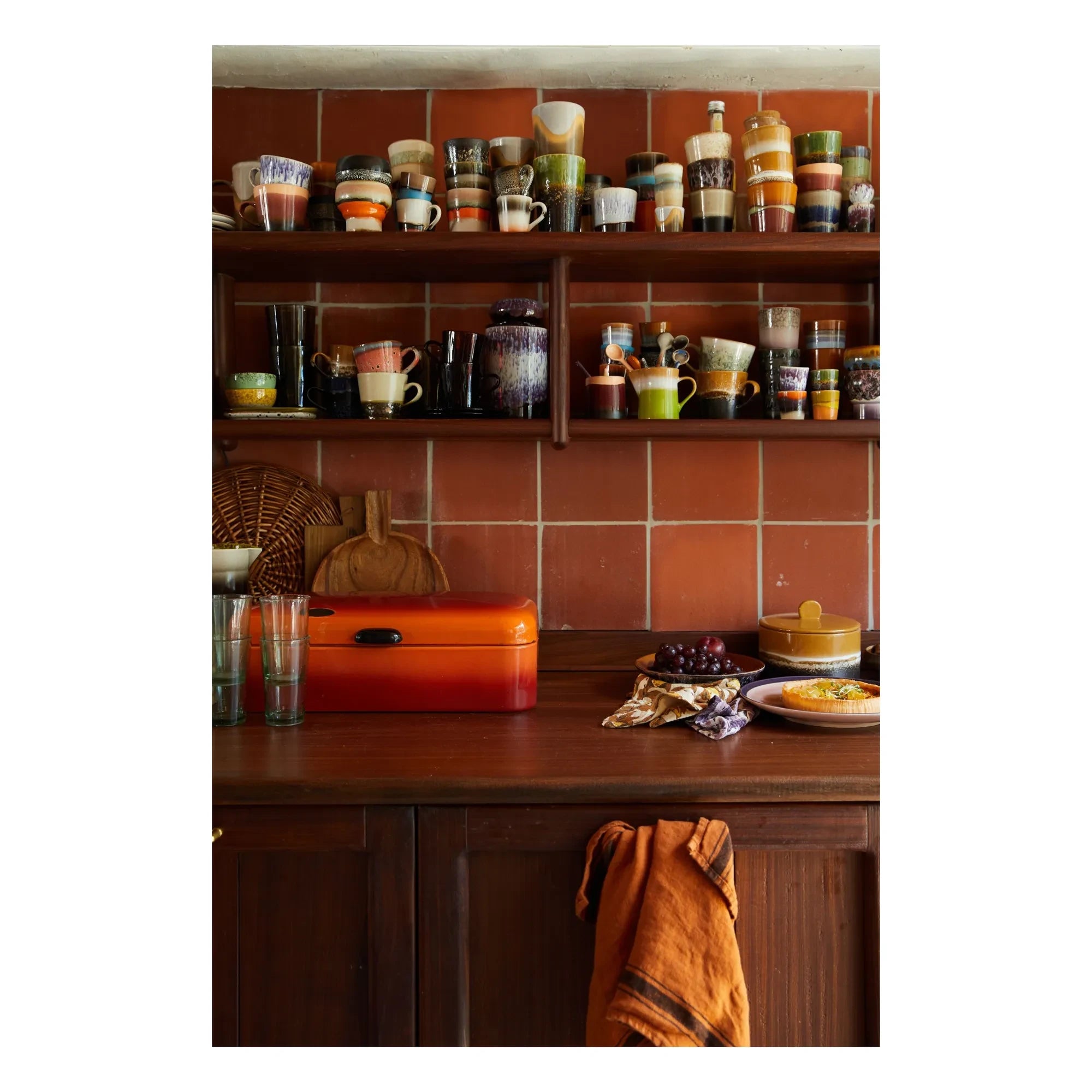 HKliving - Stoneware kupa | Yeşil