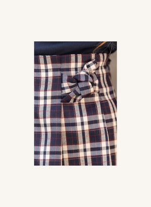 Tartine et Chocolat - Kareli etek | Lacivert