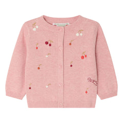 Bonpoint - Claudie İşlemeli Hırka | Pudra