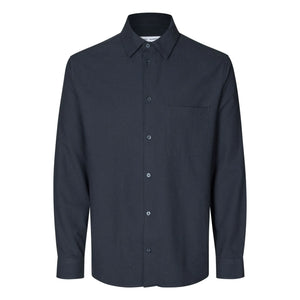 Samsoe Samsoe - Camisa Sadamon | Azul Oscuro