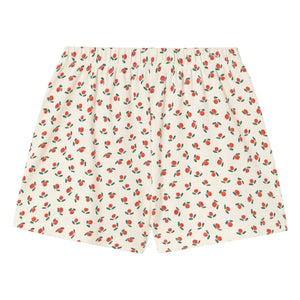 Tinycottons - Volantshorts Roses Bio-Baumwolle | Weiß