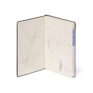 Legami - Notizbuch mit Blank Pages und Monochrome-weichem Einband - Cosmic Lilac - My Notizbuch